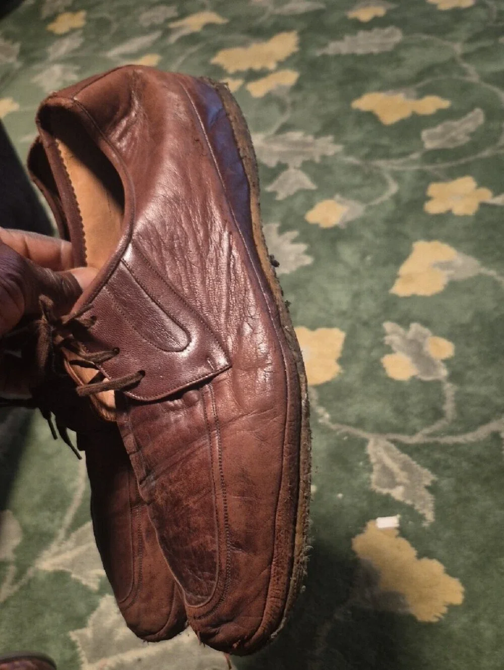 Bruno Magli Men's Brown Leather Chukka Boots